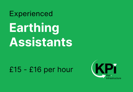 Earthing Assistants needed - KPI Rail & Infrastructure