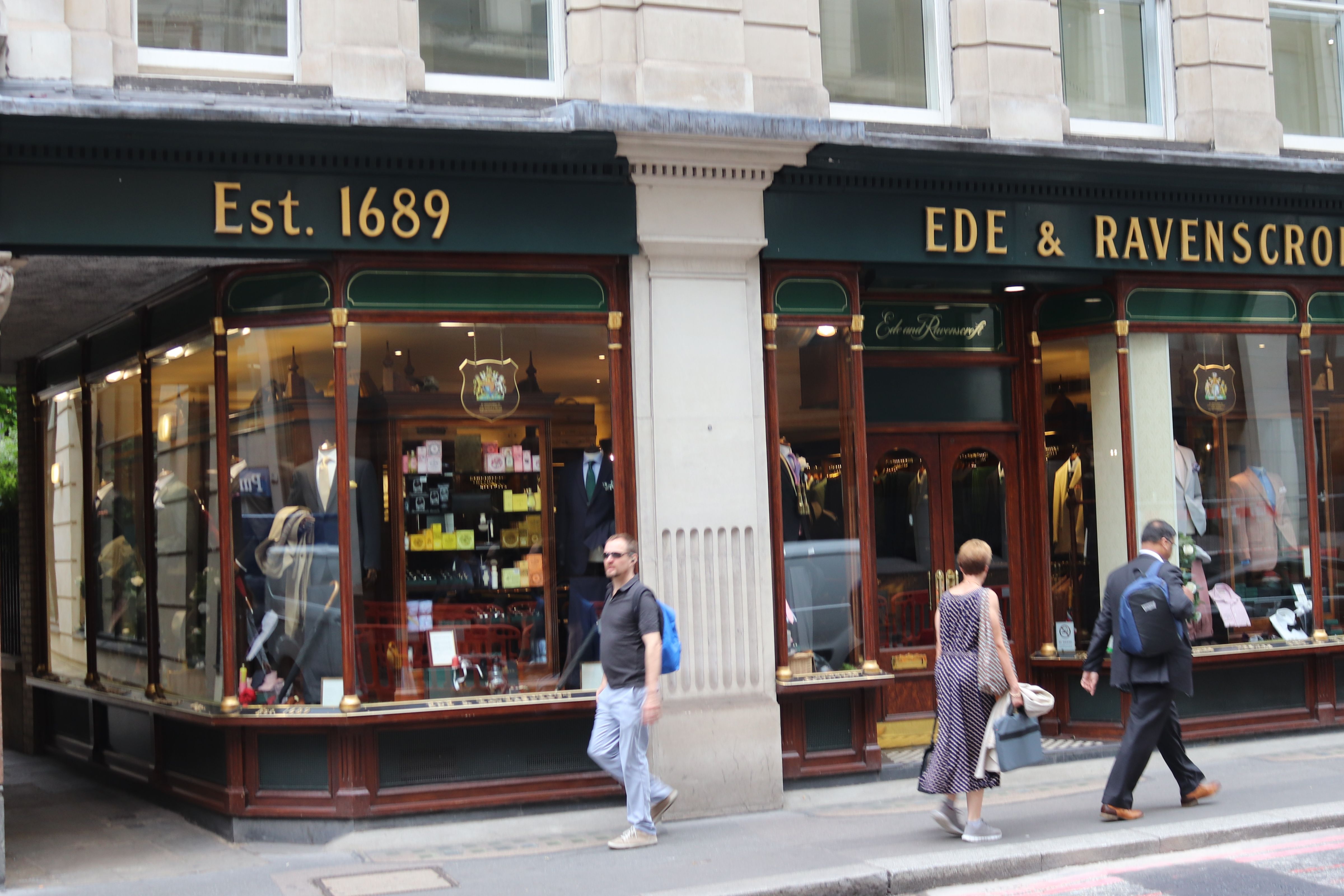 KPI Retail supplies Store Manager to Ede & Ravenscroft, tailor to the Royal Family.