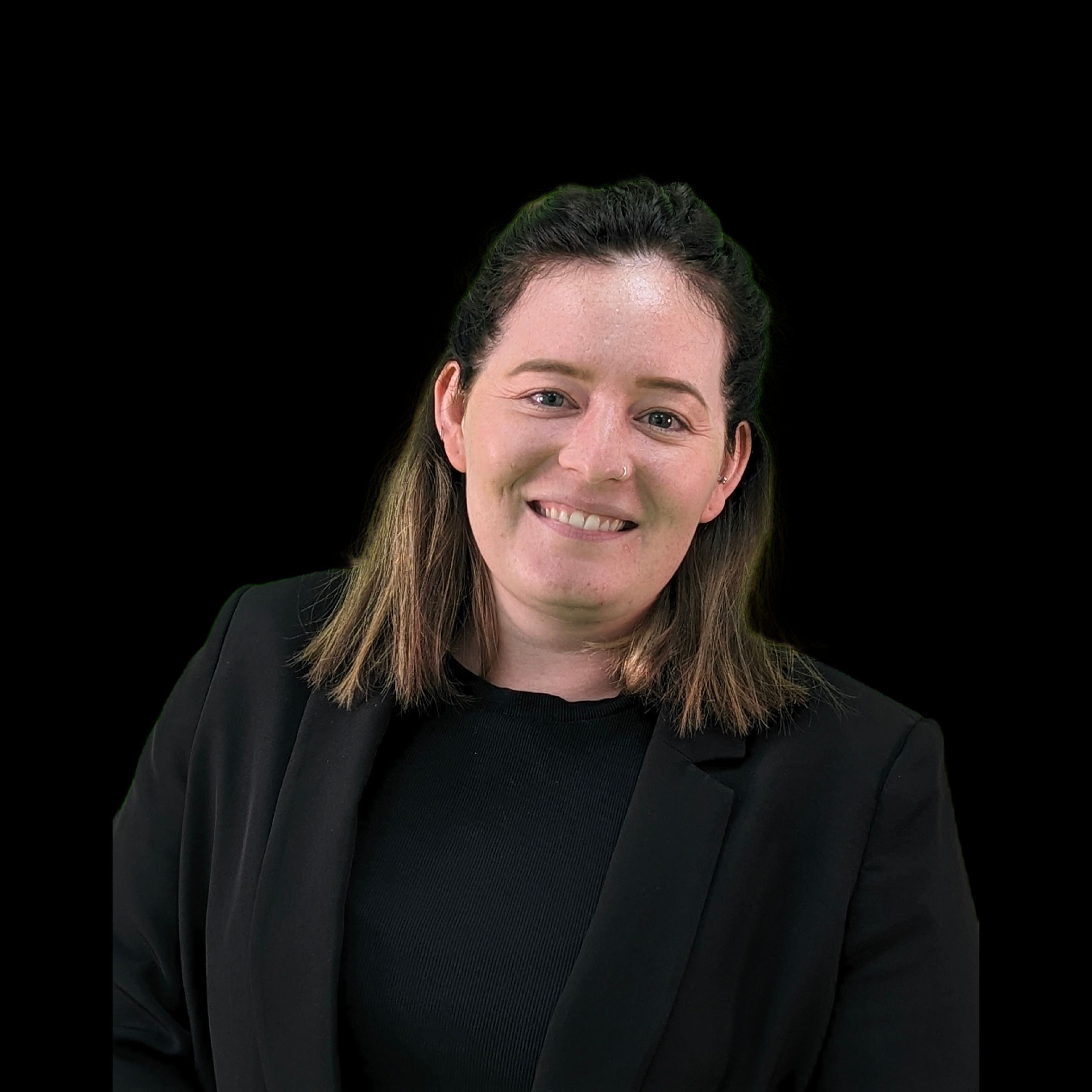 Smiling business woman headshot